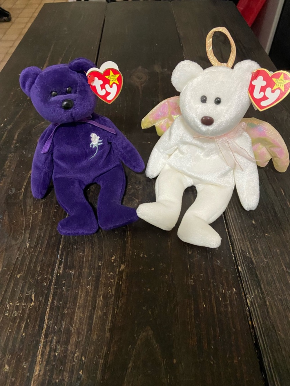 Ty Beanie Babies Princess and Halo Set